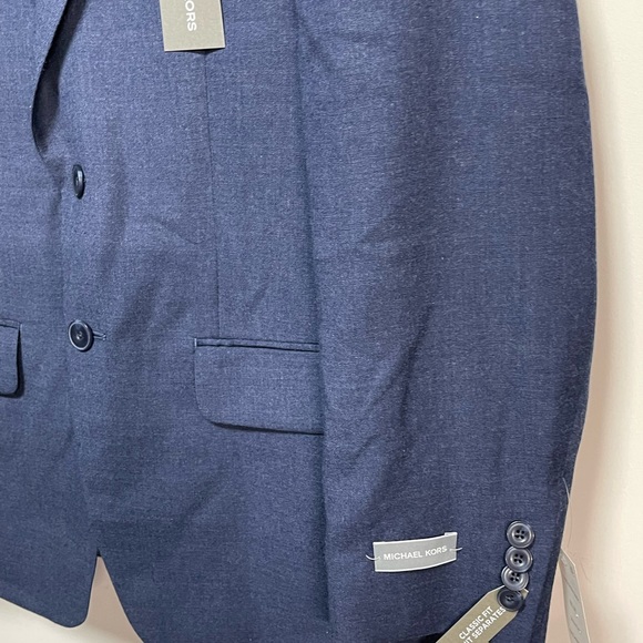 BNWT Michael Kors Kris KSY0001 Mens Sports jacket Blue 36 Short - Picture 6 of 13
